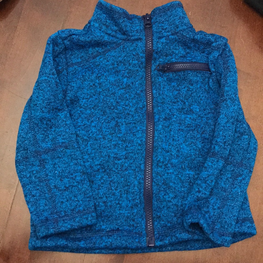 Blue fleece jacket